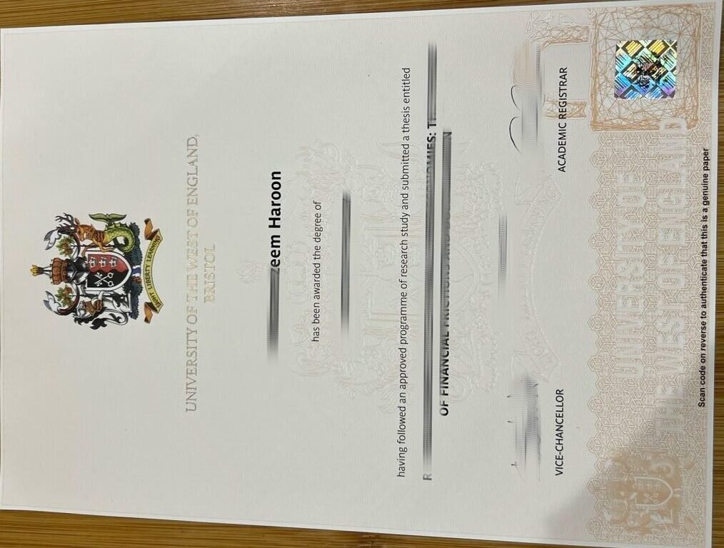 购买西英格兰大学毕业证样板，办理西英格兰大学学位证需要多久可以完成,英国未能正常毕业证做真实留信认证,教育部 认证