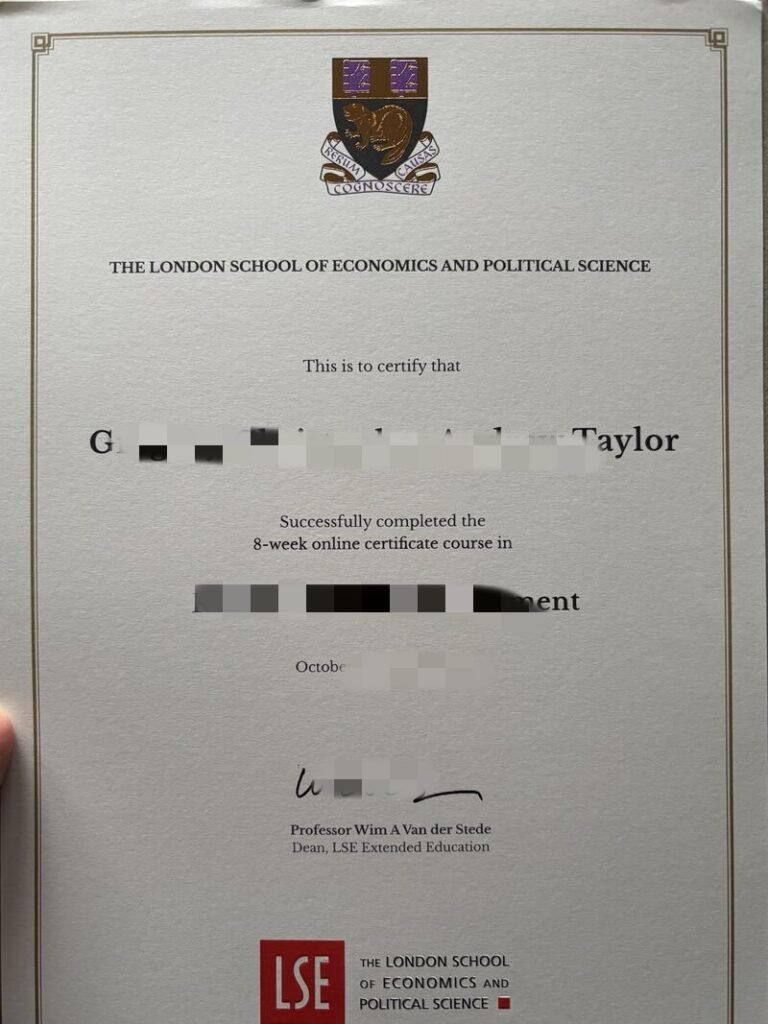 伦敦政治经济学院（LSE）毕业证及成绩单办理、认证全指南
