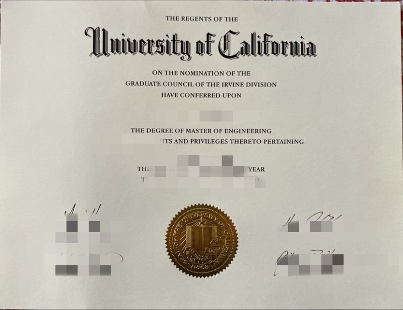 欧文之光：加州大学尔湾分校UCI毕业证及成绩单复刻全解析