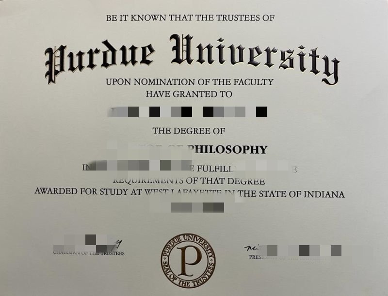 Purdue学术文凭：普渡大学毕业证及成绩单定制与认证全指南