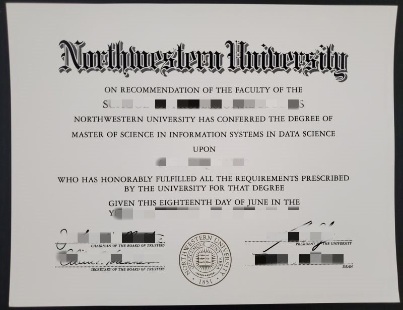 NU学术文凭：西北大学（Northwestern）毕业证及成绩单复刻解析